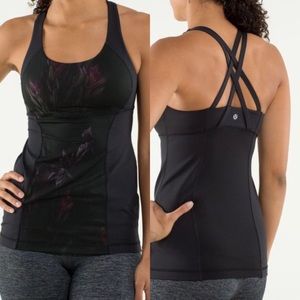 RARE Lululemon Energy Tank Midnight Iris Black 10